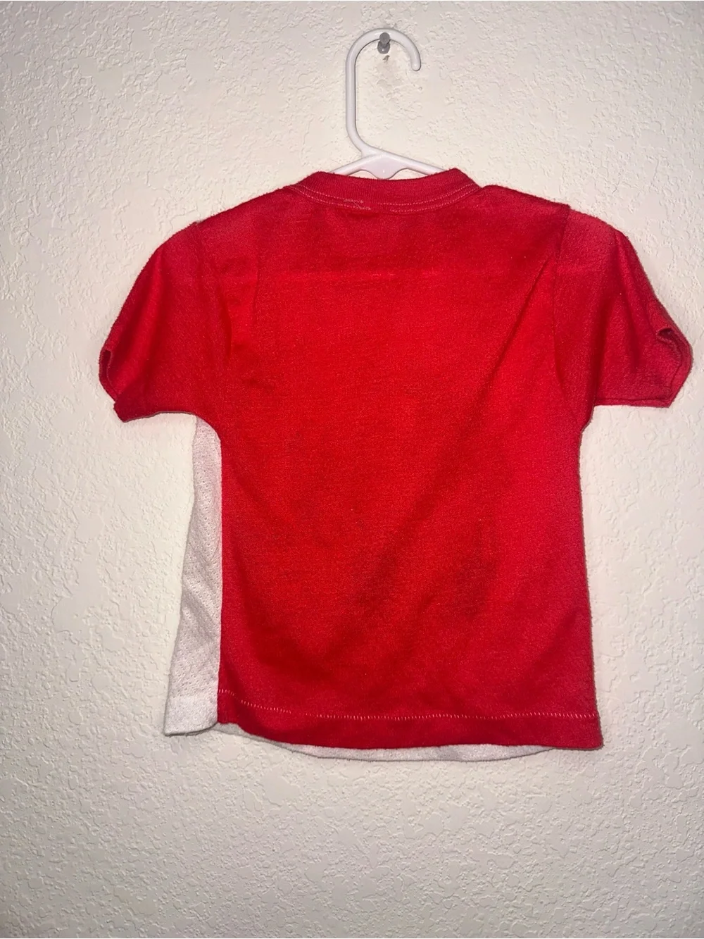 Vintage Kids Red Candy Store Graphic Pajama Tee Measurements Below